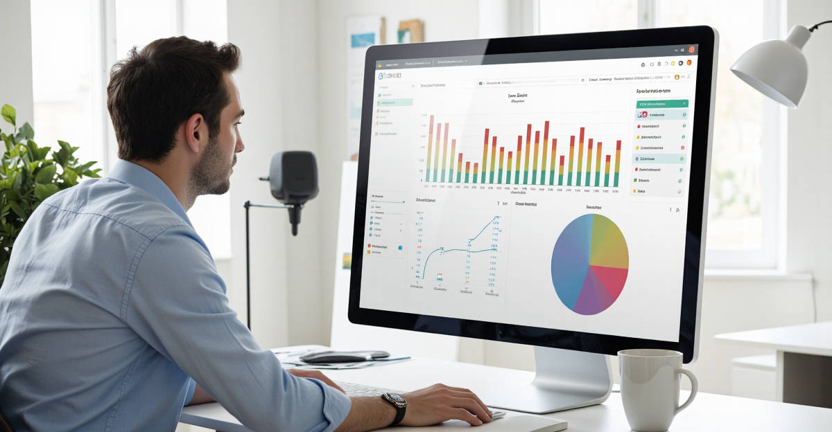 Interface Exabanque logiciel gestion trésorerie multi-bancaire avec dashboard